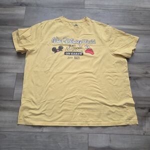 Disney World Yellow T-Shirt for Men